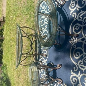 Gorgeous Wrought iron table set